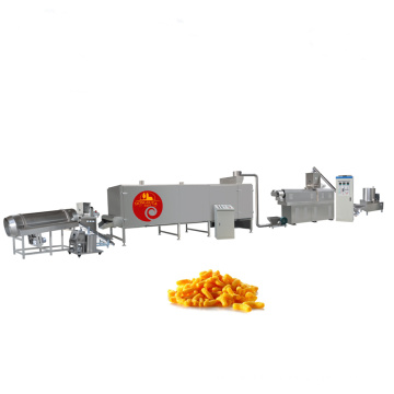 Jinan city Full Automatic Corn Cheese Puff Chips Snack Food Machine Extruder